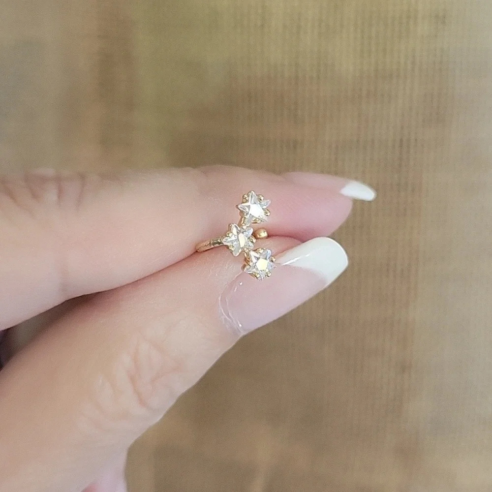 🔥LAST ONE🔥 STAR TRIO SPARKLE CUFF - Picture 2 of 6
